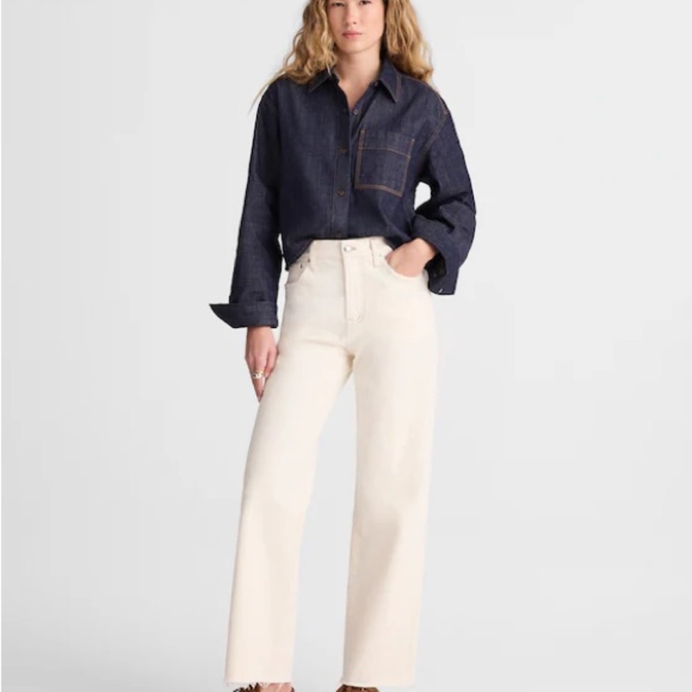 Madewell The Perfect Vintage Wide-Leg Crop Jean